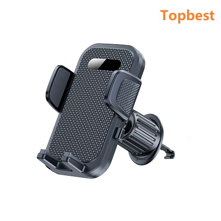 Phone Holders for Your Car with Metal Hook Clip, Air Vent Cell Phone Stand Car Mount, Universal Automobile Cradle Fit for iPhone Android and All Smartphones, Dark Black